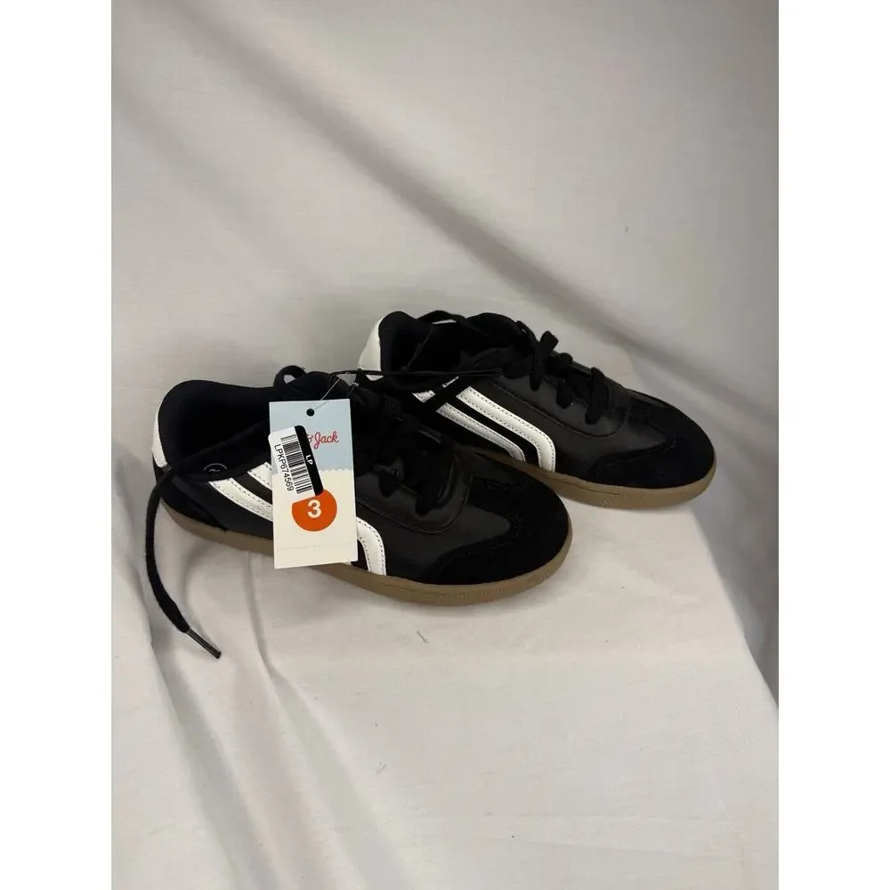 NEW Kid Boys' Boston Retro Court Sneakers - Black - Cat & Jack™ Kids 3